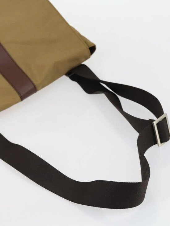 Salvatore Ferragamo Shoulder Bag Nylon Leather 3 Set Black Beige Auth bs31740 - Picture 14 of 16